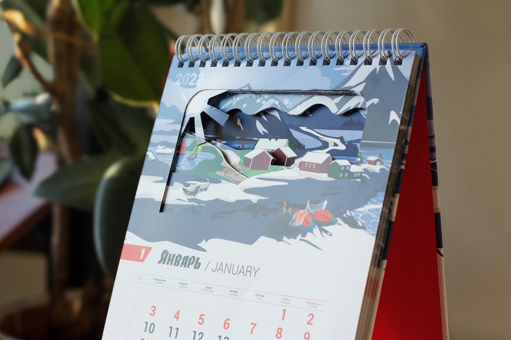 Печать перекидных календарей в СПб на лучших условиях
