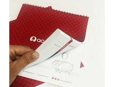 Печать корпоративных блокнотов с логотипом
