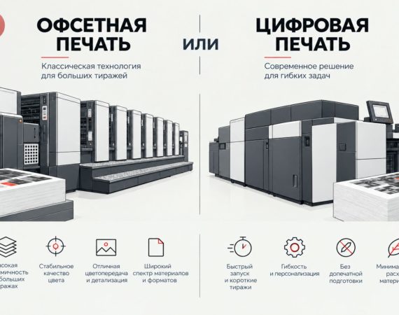 Печать каталогов: какую печать выбрать — офсетную или цифровую?